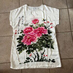 Pink Floral Shift Dress